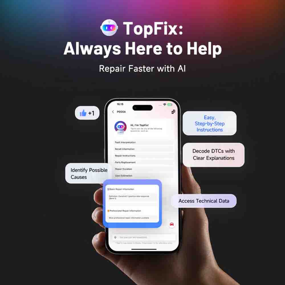 Topdon Tc001 Thermal Camera - TOPDON Topscan Lite OE Seviyesi Teşhis