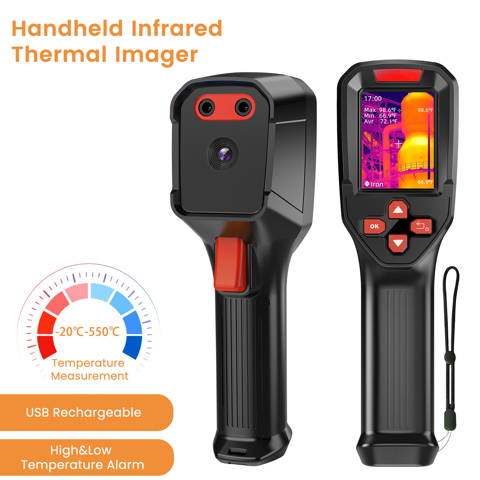 Nf 521 Thermal Imaging Camera - USB Şarj Edilebilir Termal Görüntüleme Kamerası