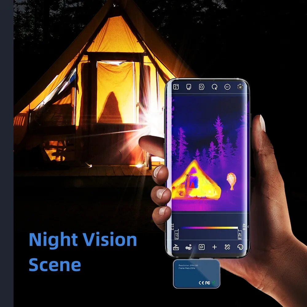 TOOLTOP T7 256*192 Android Tip - Nf 521 Thermal Imaging Camera incelemesi ve fiyatı